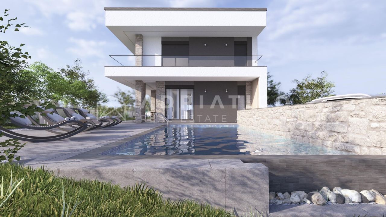 House u Kanfanar, 159.84m², 3 sobe