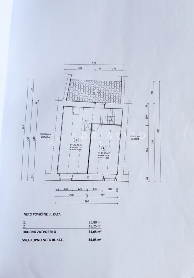 Vodnjan Zentrum, Istrien – Haus mit Gewerberaum, 243 m² — Grundriss 4