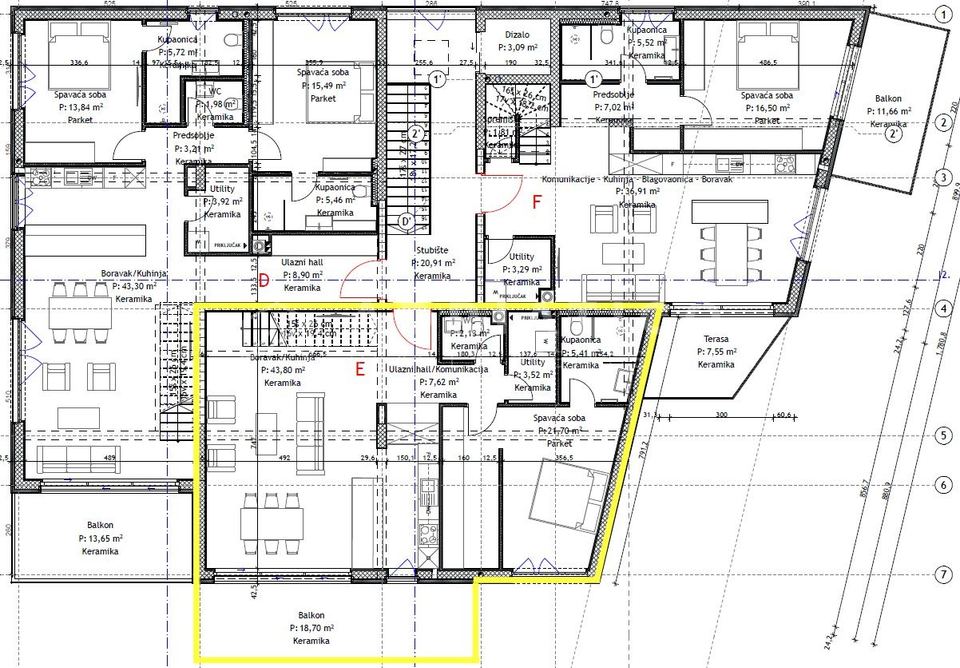 Appartamento Vendita Rovinj 187 m2 — planimetria 1