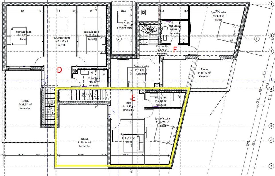 Appartamento Vendita Rovinj 187 m2 — planimetria 2