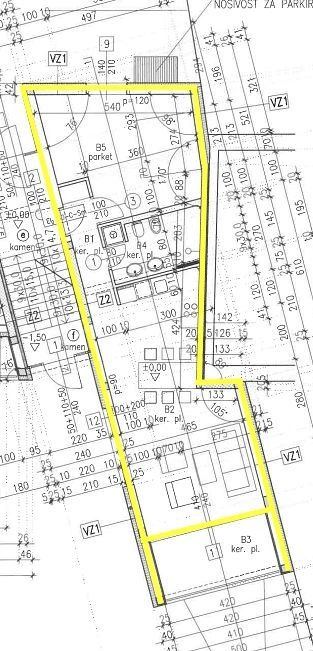 Rovinj, one-bedroom apartment in a new building — floor plan 1